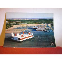 HOVERCRAFT, L' HOVERPORT, CALAIS, France used postcard 1972 pm #