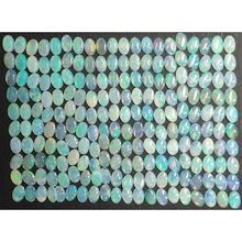 52002 - 50 Pcs 6x4 mm Natural Australian Solid Green Translucent Opal for sale