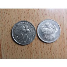Malaysia 2008 20 Sen Coin
