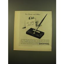 1961 Sheaffer's Pen Desk Sets Advertisement - For home and office