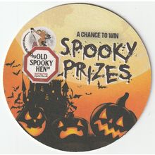 BEER MAT - MORLAND BREWERY - OLD SPOOKY HEN SPOOKY PRIZES -(Cat No 126) - (2023)