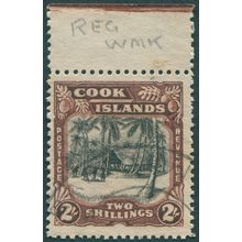 Cook Islands 1938 2s black & red-brown SG128 used
