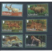 Gibraltar stamps. 2012 Endangered Animals MNH SG 1476 - 1481 (AA098)