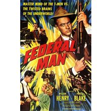 Federal Man (1950)_0 Movie Film Poster Canvas iconic design