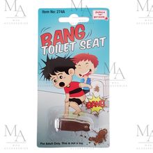 Bang Toilet Seat Novelty Prank Joke Funny WC Classic Practical Joke Party Trick