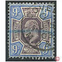 1902 SG250 9d Dull Purple & Ultrmarine Fine Used SG250