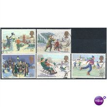 1990 Christmas Set SG1526-1530 Very Fine Used