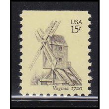 1738 15c Windmill Fine MNH Dry Gum BPS Top V4673 (7)