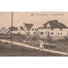 Belgium Zoute Knocke Le Sentier Flamand Antique Postcard