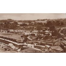 Goodrington Park Boating Lake Paignton Dorset Real Photo Postcard