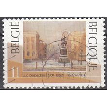 Belgique 1992 Michel 2540 O Cote (2008) 0.30 € Noël La Place Royale de Bruxelles