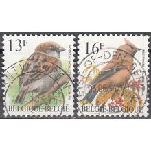 Belgique 1994 Michel 2585 - 2586 O Cote (2008) 0.40 € Oiseaux Cachet rond