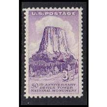 1084 3c Devils Tower Fine MNH MA0179