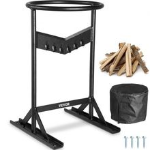 Firewood Kindling Splitter, 9''x17'' XL Wood Splitter, Unique V-Shaped Finge...