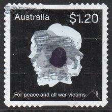 Australia 2023 Poppies of Remembrance - For Peace $1.20 s/a Used