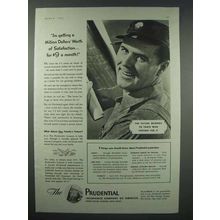 1943 Prudential Insurance Ad - Million of Satisfaction
