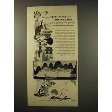 1956 Matson Lines Cruise Ad - Mariposa and Monterey