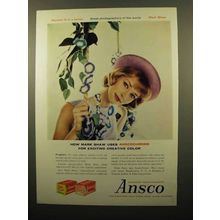 1960 Ansco Anscochrome Film Ad - Mark Shaw Uses
