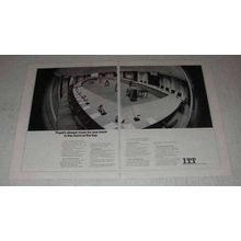 1971 2-pg ITT International Telephone and Telegraph Ad