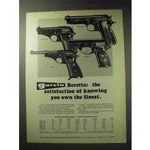 1971 Beretta Model 70S, 70T, 951 and 90 Pistol Ad