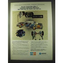 1973 Chrysler Corporation Cars Ad - Engineering