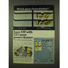 1973 Easy-Off Oven Cleaner Ad - Which Cleaned Better?