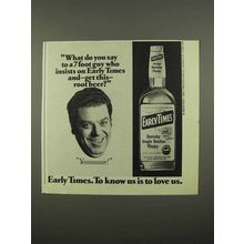 1975 Early Times Bourbon Ad - Root Beer?