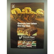 1984 Quaker Granola Dipps Ad - Taken the Big Dipp