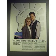 1990 Trojan Condom Ad - You're More In Touch With