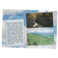 BETWS-Y-COED, multi-view unused postcard by J Arthur Dixon PGD 27975 =