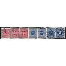 1928 7 different values - #684 fine used (o)