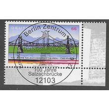 GER 2003 55c (S/A)'100TH ANN OF OBENDORF - LAUFEN BRIDGE' FINE USED(EBID75-380)