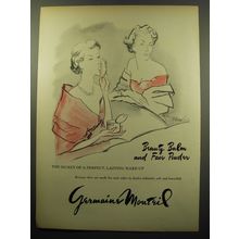 1950 Germaine Monteil Beauty Balm and Face Powder Advertisement