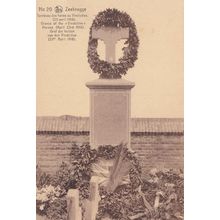 Zeebrugge Graves Of The Vindictive Heroes 1918 Military Belgium Postcard