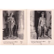 King Arthur Konig Artus Statue Austria 2x Old Postcard s