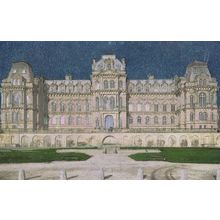 The Bowes Museum County Durham Real Metallic Shine Postcard