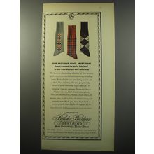 1955 Brooks Brothers Wool Sport hose Advertisement