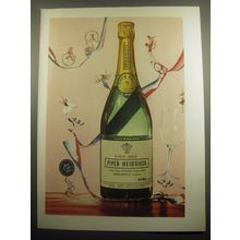 1959 Piper-Heidsieck Champagne Advertisement