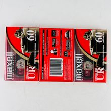 Maxell Normal Bias UR 60 Minute Audio Cassette Tape IEC Type 1 Normal NEW