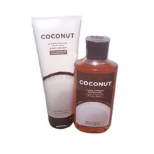 Bath & Body Works Coconut Shower Gel & Body Cream Set - Coconut Sea Salt Vanilla