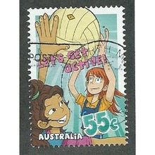 AUS 2009 55c 'LETS GET ACTIVE' FINE USED (EBID34-902)