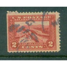Used 398 2c Panama Canal Fine A11757