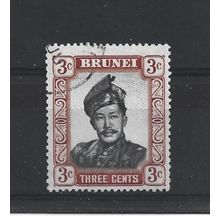 Brunei.SG102 3c Sultan Omar Ali Saifuddin.Fine Used.Aug25f