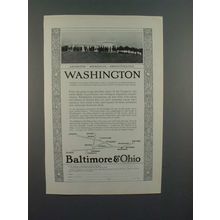 1923 Baltimore & Ohio RR Ad, Arlington Amphitheatre