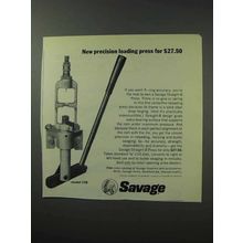 1964 Savage Model 730 Loading Press Ad - Precision