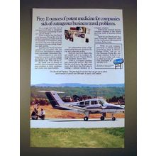 1979 Beechcraft Duchess Plane Ad - Potent!