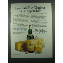 1983 Glenlivet Scotch Ad - How Dare Be So Expensive?