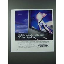 1986 Toshiba CZ-2697 Television Ad - First 525-Line Digital TV