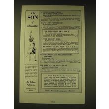 1936 Little, Brown & Company Ad - The Son of Marietta