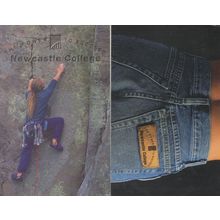 Newcastle College Rock Mountain Climbing Jeans 2x Postcard s